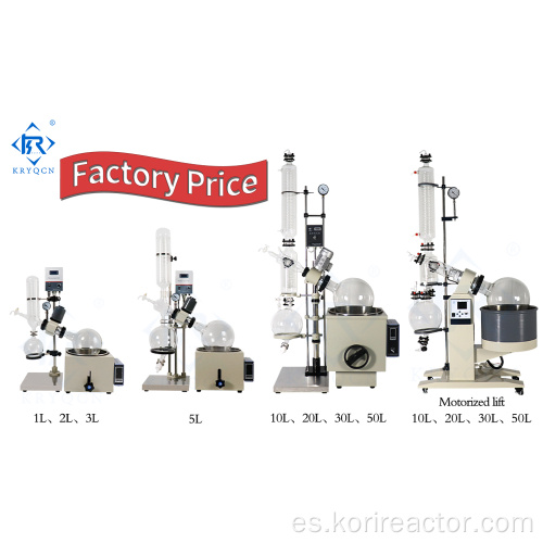 precio del evaporador rotatorio Evaporador rotatorio de vacío RE-2000B